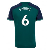 Pánský Fotbalový dres Arsenal Gabriel Magalhaes #6 2023-24 Třetí Krátký Rukáv